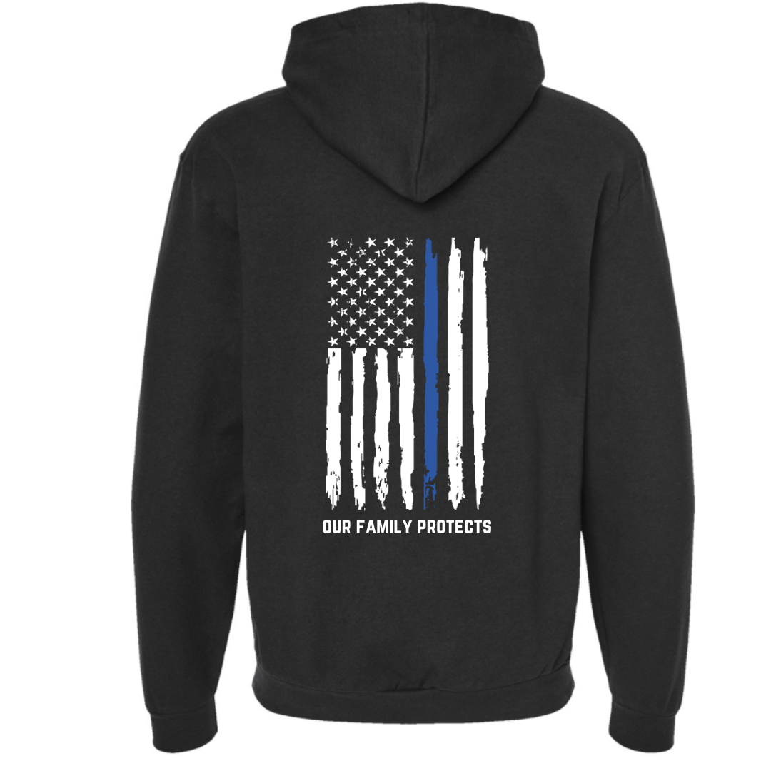 Zip Up Hooded Sweatshirt