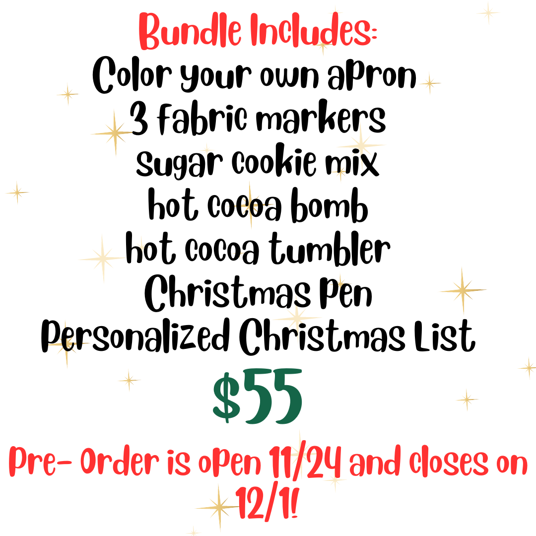 Personalized Christmas Eve Craft & Baking Box