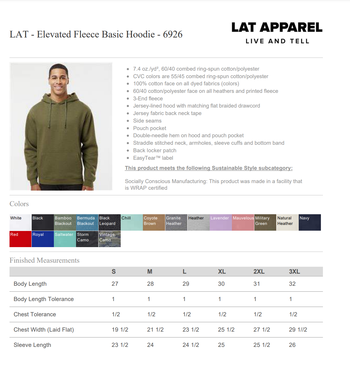 Coyote Brown Hooded Sweatshirt