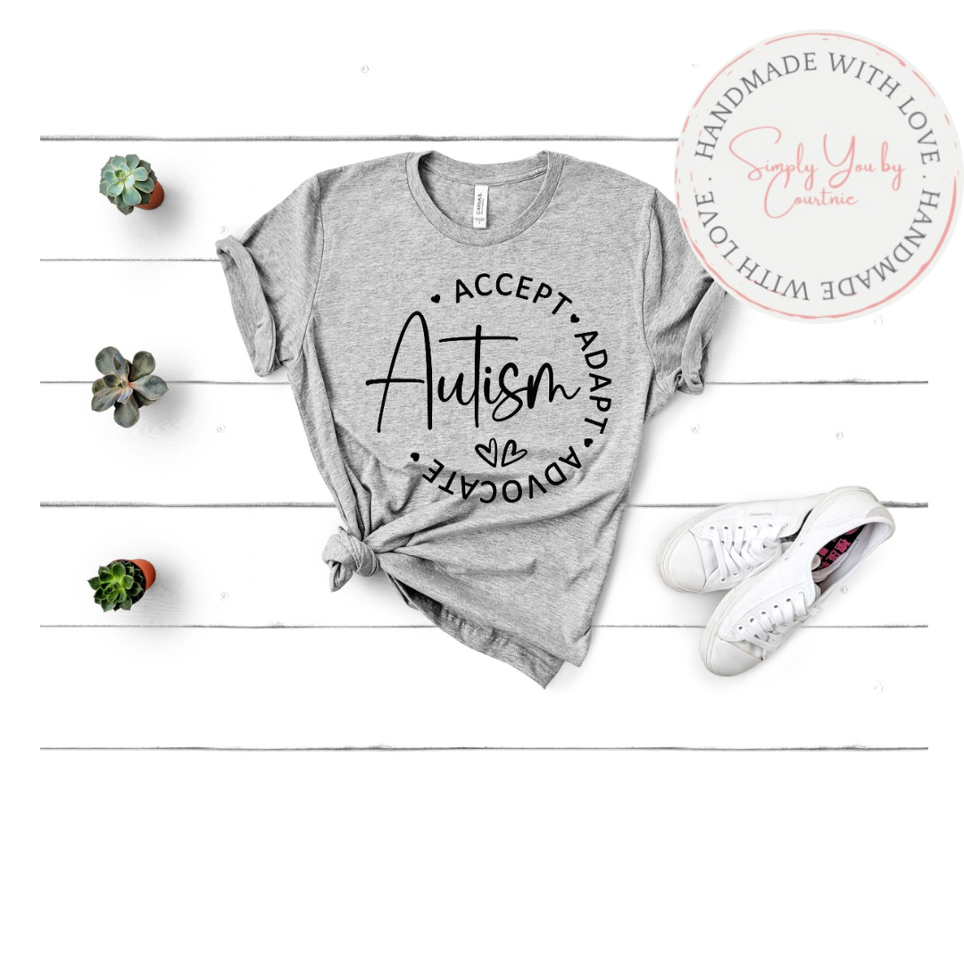 Accept Adapt Austin Off Shoulder T-Shirt