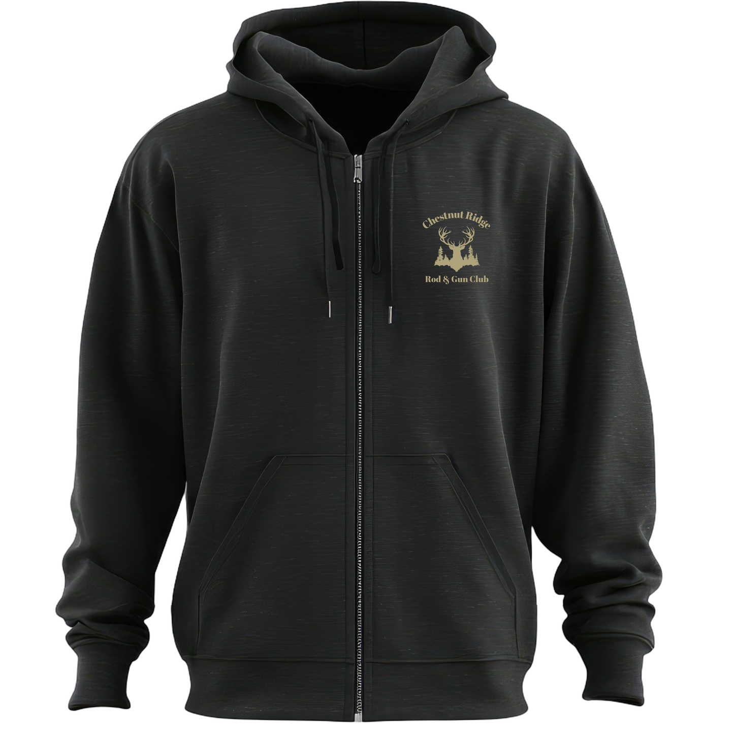 Chestnut Ridge Rod & Gun Club- Zip Up Hooded Sweatshirt