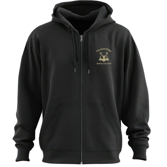 Chestnut Ridge Rod & Gun Club- Zip Up Hooded Sweatshirt