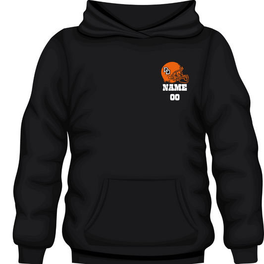 Dover Dragon Football Flag Hooded Sweatshirt