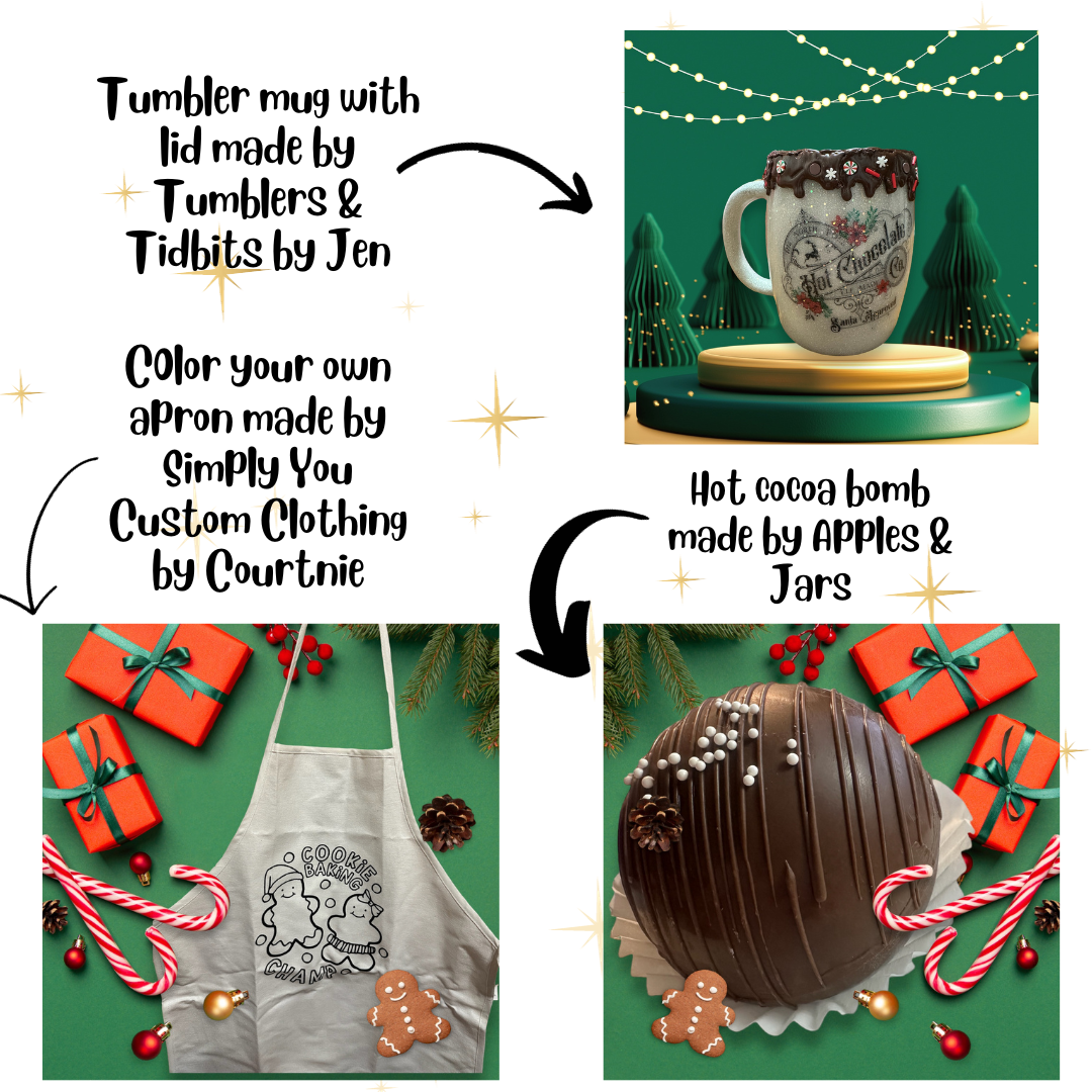 Personalized Christmas Eve Craft & Baking Box