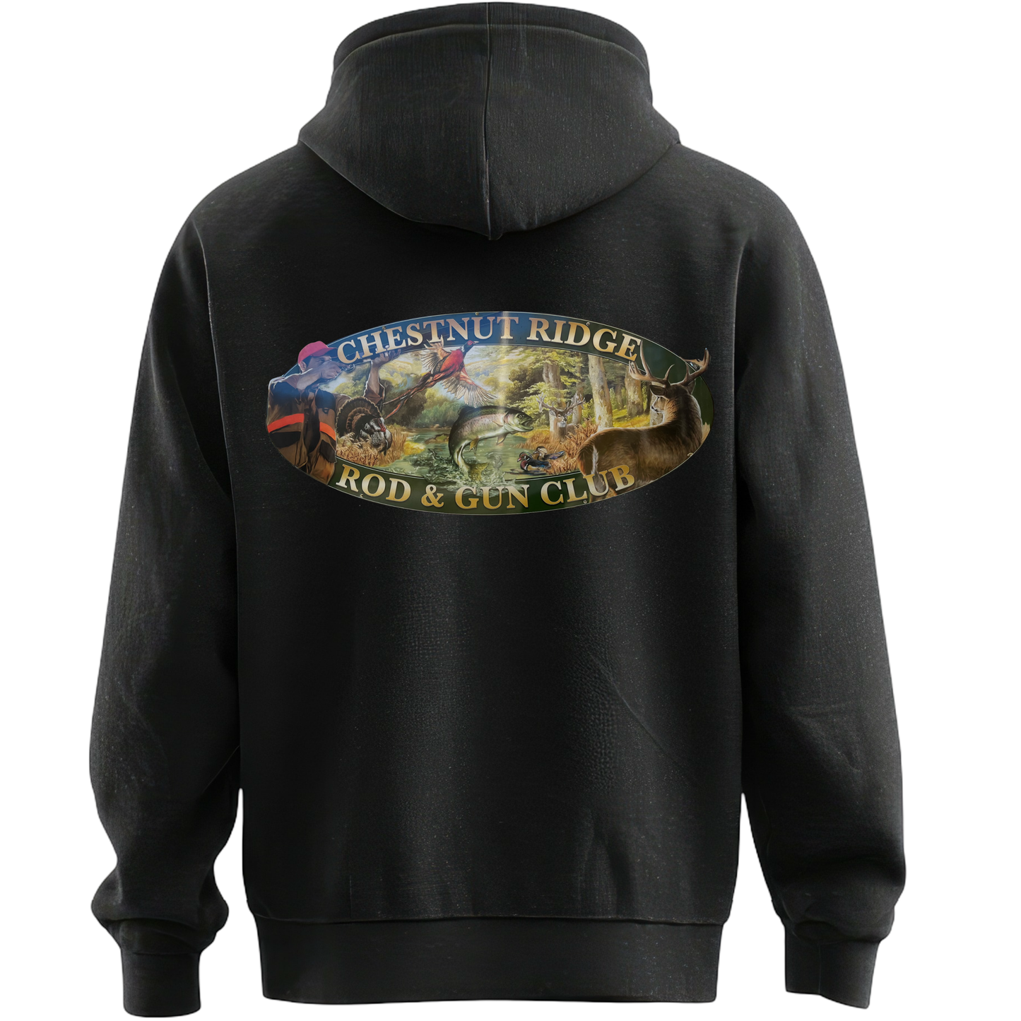 Chestnut Ridge Rod & Gun Club- Hooded Sweatshirt