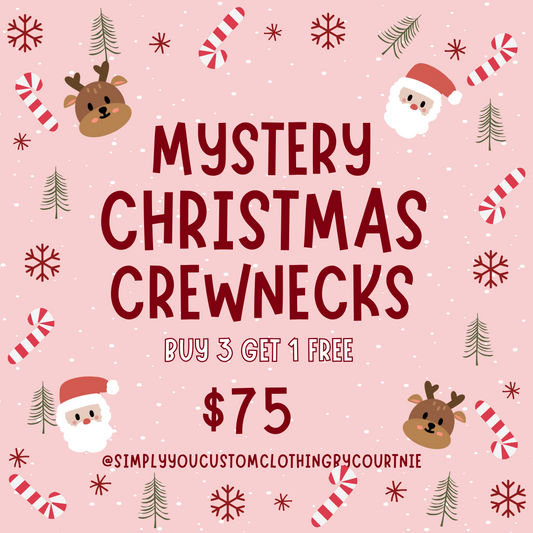 Christmas Mystery Crewnecks