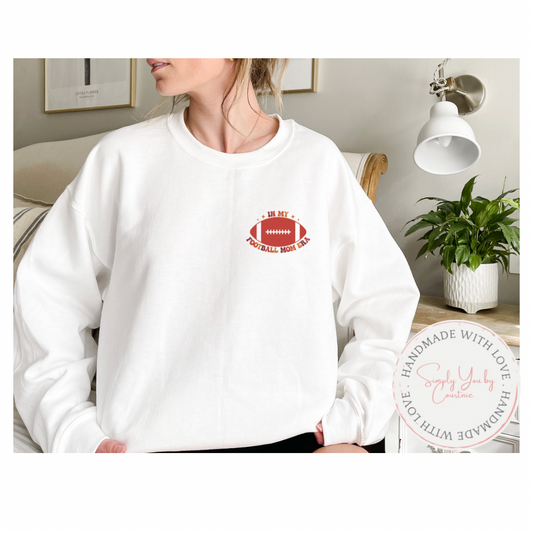 Football Mom Era Crewneck Sweatshirt 1
