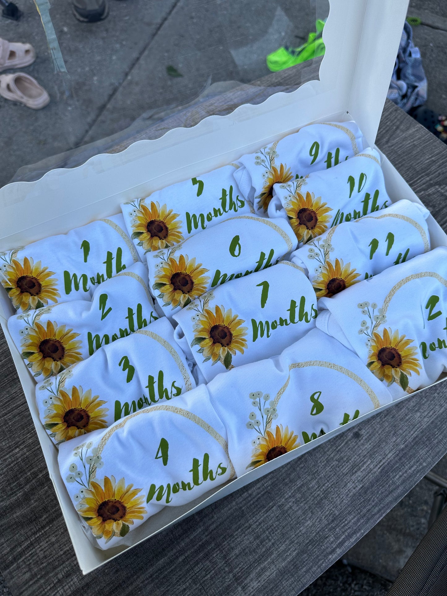 Milestone Onesie Gift Set -Customizable