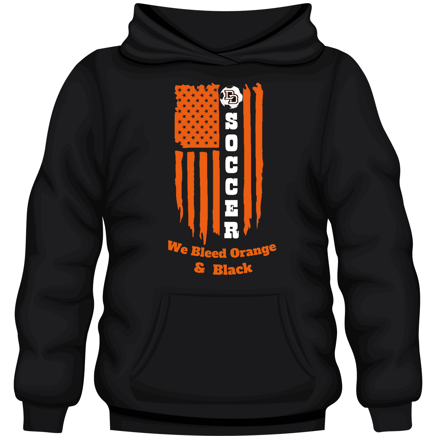 Dover Dragon Soccer Flag Hooded Sweatshirt