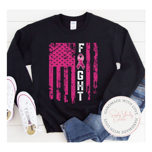 Fight Breast Cancer Flag