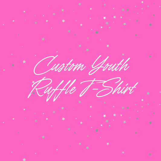 Custom Youth Ruffle T-Shirt