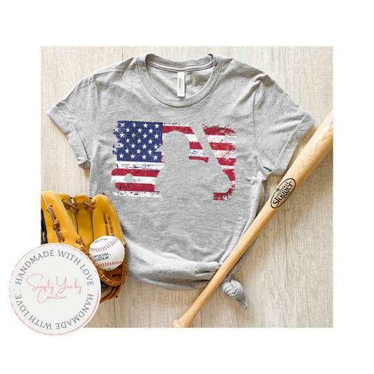 Baseball Flag Cutout