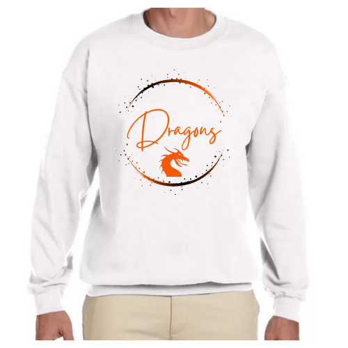 Dragon Circle Paint Splatter