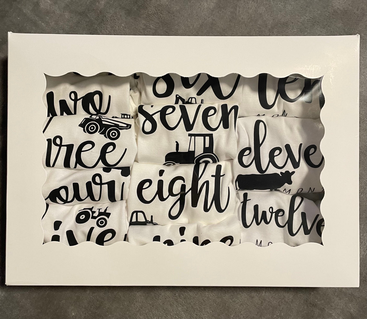 Milestone Onesie Gift Set -Customizable