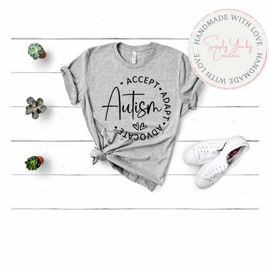 Accept Adapt Austin Off Shoulder T-Shirt